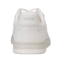 HUGO Herren Sneaker - Hadrian Tenn pugr, Turnschuh, beschichtetes Textilgewebe Weiß EU 45
