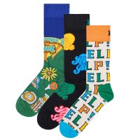 Happy Socks unisex socks, pack of 3 - The Beatles Gift Set, gift box, colour mix