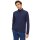 HUGO Herren Longsleeve - DEROLLO224, Stehkragen, Langarm Shirt, Cotton Stretch Royalblau 2XL