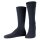 JOOP! Unisex Socken, 2er Pack - Premium Essential Organic Cotton Socks, Logo, einfarbig Dunkelblau 39-42