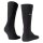JOOP! Unisex Socks, pack of 2 - Premium Essential Organic Cotton Socks, logo, single color Black 35-38 (UK 3-5,5)