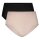 CALIDA Womens Briefs, 2 pack - Natural Comfort, High Waist, Natural Sheen, Single Jersey
