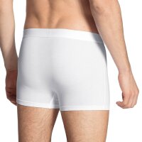 CALIDA Herren Boxershorts, 2er Pack - Cotton Code, Elastikbund, Activity Cotton Weiß S (46/48)