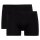 CALIDA Herren Boxershorts, 2er Pack - Cotton Code, Elastikbund, Activity Cotton Schwarz M (50)