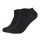 JOOP! Unisex Sneakersocken, 2er Pack - Premium Essential Organic Cotton Sneaker, Logo, einfarbig Schwarz 35-38