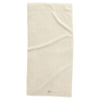 GANT Duschtuch - Premium Towel, Frottee, Bio-Baumwolle, Logo, uni Weiß 70x150cm
