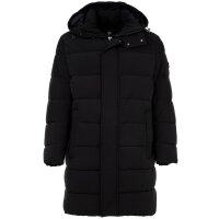 JOOP! Mens quilted coat - Winsten, warm lining, hood, zip Black M (Medium)