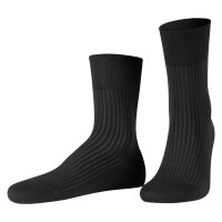 JOOP! Damen Socken - Daily Glam Cotton Socks, Rippstruktur, merzerisierte Baumwolle, Stickerei Schwarz 35-38