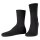 JOOP! Damen Socken - Daily Glam Cotton Socks, Rippstruktur, merzerisierte Baumwolle, Stickerei Schwarz 35-38