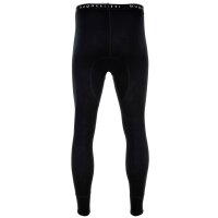 bugatti mens long pants - fine rib, single-coloured, cotton, single-coloured Black M (Medium)