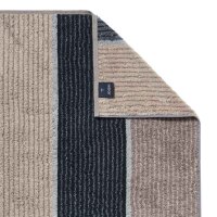 JOOP! Towel - Signature, terry towelling, cotton, striped Grey 50x100cm