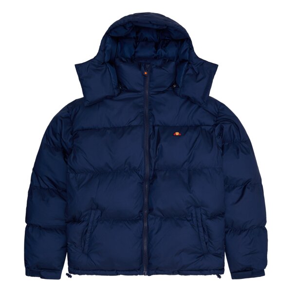 ellesse mens winter jacket - Dappiani, padded, hood, zip, logo, uni Blue 2XL (XX-Large)