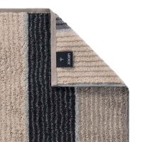 JOOP! Towel - Signature, terry towelling, cotton, striped Grey 30x50cm