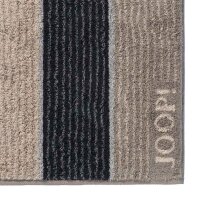 JOOP! Towel - Signature, terry towelling, cotton, striped Grey 30x50cm