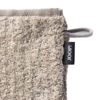 JOOP! Washcloth - Signature, terry towelling, cotton, striped Grey 16x22cm