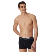 SCHIESSER Herren Shorts 6er Pack - Serie "95/5", Logobund, S-XXL Schwarz L