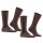 FALKE Herren Socken Swing 2er-Pack - Herren, Strümpfe,Twopack, Uni, 39-46 Braun 39-42 (UK 5-8.5)