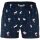 Happy Shorts Mens Woven Boxer Shorts - X-MAS, American Boxers, Christmas Print Sea Gull M (Medium)