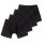 SCHIESSER Mens Shorts Pack of 4 - Cotton Essentials, Authentic, Drop Needle, uni Black 8 (Gr. XX-Large)
