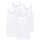 SCHIESSER men undershirt 4-pack - sleeveless, Cotton Essentials, double rib White M (Medium)