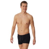 SCHIESSER Mens Shorts 4-pack - Pants, Boxer, Essentials, Cotton Stretch Black L (Large)