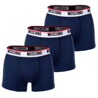 MOSCHINO Herren Boxershorts, 3er Pack - Pants, Unterhosen, Cotton Stretch, Logobund