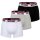 MOSCHINO Herren Boxershorts, 3er Pack - Pants, Unterhosen, Cotton Stretch, Logobund