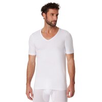 SCHIESSER Mens T-Shirt 4-Pack - Series "95/5", V-Neck, S-4XL White S (Small)