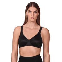 ROSA FAIA Damen BH - Twin, Bügel-BH, Mikrofaser, T-Shirt-BH, atmungsaktiv Schwarz 75B