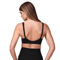 ROSA FAIA Womens Bra - Twin, Underwired Bra, Microfiber, T-Shirt Bra, breathable Black 34B