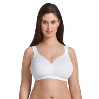 ROSA FAIA Womens Bra - Twin, Soft Bra, Microfiber, T-Shirt Bra, breathable White 34B