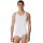 SCHIESSER Men Underpack of 4 - sleeveless, Cotton Essentials, ribbed White M (Medium)