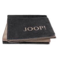 JOOP! Living Blanket - UDF Doubleface Anthracite-caramel 150x200cm