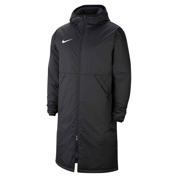 NIKE mens winter coat - Park 20, winter jacket, hood, logo, solid colour Black M (Medium)