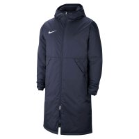 NIKE Herren Wintermantel - Park 20, Winterjacke, Kapuze, Logo, einfarbig Dunkelblau XL