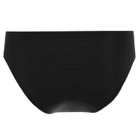 AMMANN Herren Slip - Mini Slip Cotton & More, Ton-in-Ton Streifen, Baumwollmischung Schwarz M