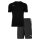 PUMA Mens Finisher Set - Training shorts short, functional shirt round neck uni Black/black XXL (XX-Large)
