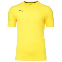 PUMA Mens Finisher Set - Training shorts short, functional shirt round neck uni Black/yellow S (Small)
