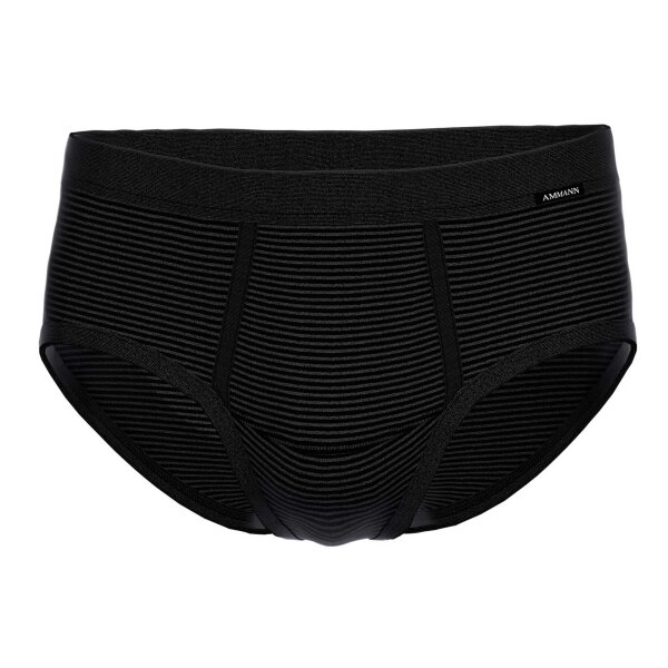 AMMANN mens briefs - denim, fly, soft waistband, cotton blend Anthracite XL (X-Large)