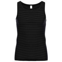 AMMANN mens vest - denim, extended back, cotton blend Anthracite XL (X-Large)