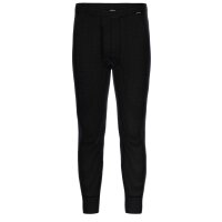 AMMANN mens long johns - jeans, soft waistband, fly, fine rib, cotton blend Anthracite M (Medium)