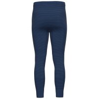 AMMANN mens long johns - jeans, soft waistband, fly, fine rib, cotton blend Dark Blue M (Medium)