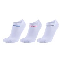 REPLAY Unisex Sneaker Socken, 9er Pack - Kurzsocken, Baumwolle, Logo, einfarbig, kurz Weiß 39-42