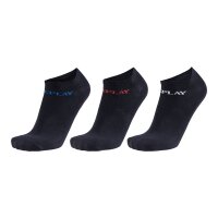 REPLAY Unisex Sneaker Socken, 9er Pack - Kurzsocken, Baumwolle, Logo, einfarbig, kurz Schwarz 35-38