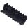 REPLAY Unisex Sneaker Socks, 9-Pack - Short Socks, Cotton, Logo, solid color, short Black 35-38