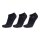 REPLAY Unisex Sneaker Socks, 9-Pack - Short Socks, Cotton, Logo, solid color, short Black 35-38