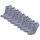 REPLAY Unisex Sneaker Socks, 9-Pack - Short Socks, Cotton, Logo, solid color, short Gray 35-38