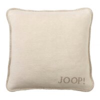 JOOP! Kissenhülle - UDF Doubleface, 50x50 cm, Logo Sand 50x50