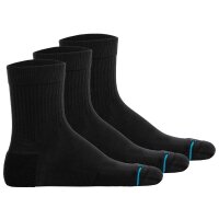 STANCE unisex quarter socks 3-pack - Icon Quarter, Logo, Basic Black 35-37