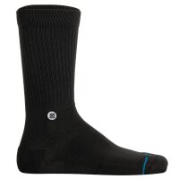 STANCE unisex socks 3-pack - Icon, Logo, Basic, Crew socks Black 35-37